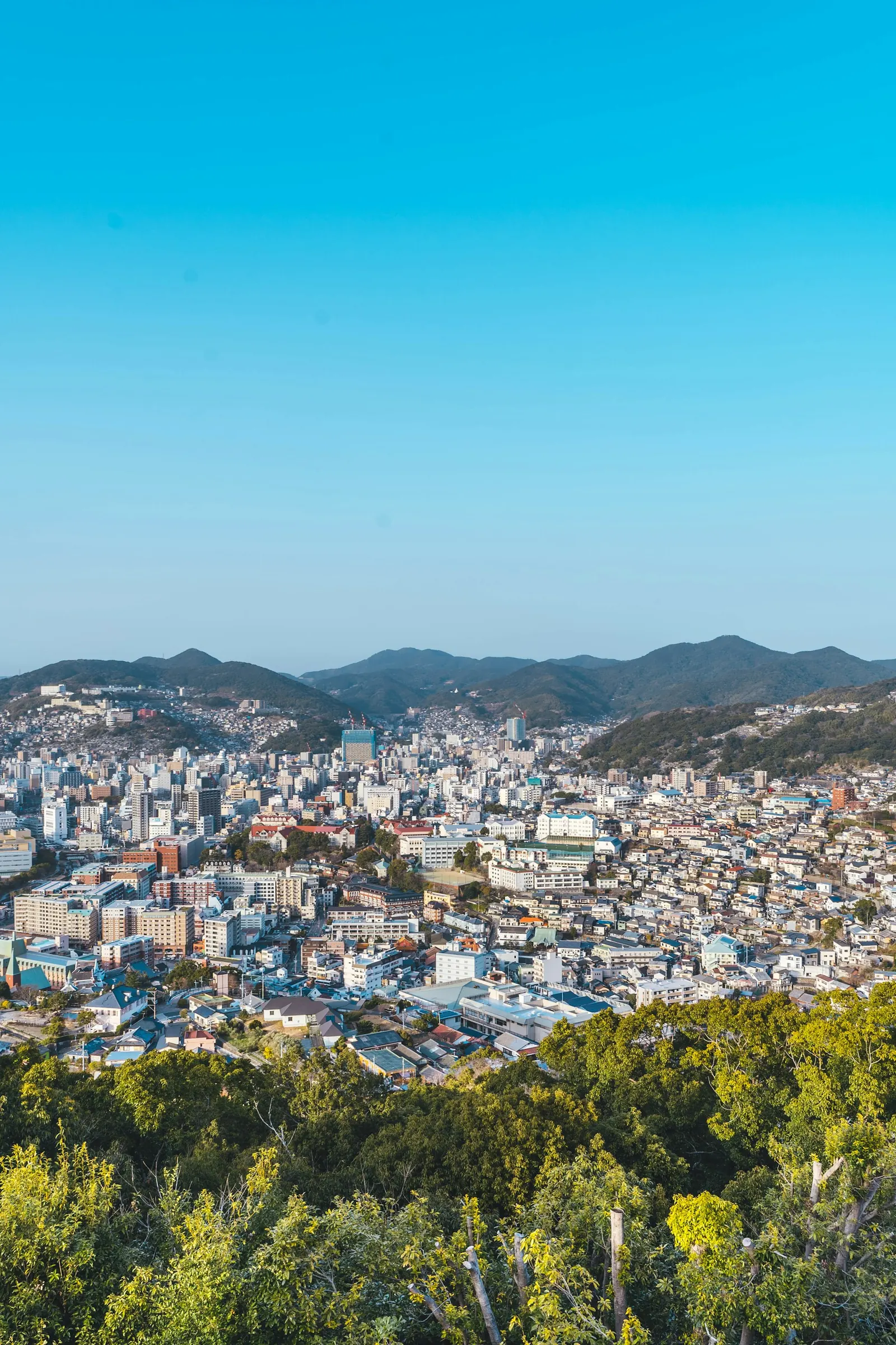 長崎市の街並み